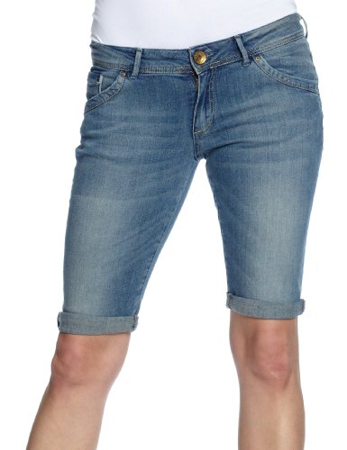 Cross Jeans Damen Bermuda  A 512-324 /  Julia, Gr. 29, Blau (heather mid blue used) Preisvergleich