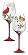 2 Assorted: Heaven & Nature Sing Hand painted Stemware Glasses - Lodge 2 Assorted: Heaven & Nature Sing Hand painted Stemware Glasses - Lodge