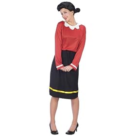Fun World Costumes Women's Womens Olive Oyl Costume