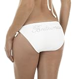 Xhilaration Bridesmaid Side-Tie Swim Bottoms - White