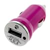 GTMax Mini USB Car Charger Vehicle Power Adapter - Hot Pink for Apple iPhone 4 4G 16GB / 32GB 4th Generation