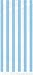 Light Blue Striped Cellophane Bags, 20ct