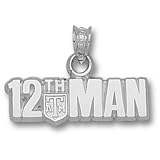 Texas A&M University The 12Th Man Horizon Pendant (Silver)