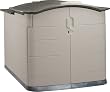 Rubbermaid Slide-Lid Storage Shed 3752, Grey Roof, 92-cubic ft