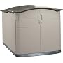Rubbermaid Slide-Lid Storage Shed 3752, Grey Roof, 92-cubic ft