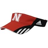 adidas Nebraska Cornhuskers Scarlet Coaches Visor