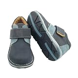 L'Amour Toddler Boy's Hi Top Velcro Shoes/ Boots Navy Nubuck - FREE SHIPPING