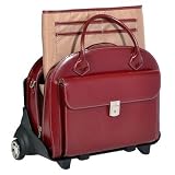 MCKLEIN GLEN ELLYN LADYWHEELED CASE RED WHEELED CASE RED