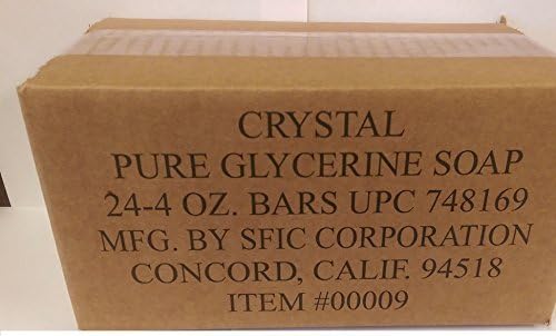 Crystal Glycerine Soap Bars Fresh (24 bars)