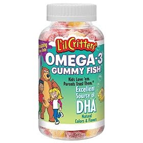 L'il Critters Omega-3 - 180 Gummy Fish
