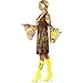 Smiffy's Women's 1960's Groovy Lady Costume, Dress, Printed Waistcoat and Headband, 60's Groovy Baby, Serious Fun, Multi, Size 6-8