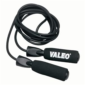 Speed Jump Rope with 10 inch Adjustable Length by Valeo