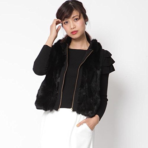 クイーンズコート（QUEENS COURT） ニットファーベスト