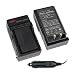 LP-E5 Battery Charger with Car Adapter for Canon Digital SLR EOS Rebel XS / EOS Rebel T1i / EOS Rebel XSi