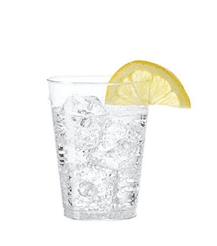 Embellish Crystal Clear Hard Plastic 7oz Party Tumblers/Cups 40 Count