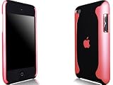 iPod Touch 4G, 4th Generation Hard Case Pink and Black Flux Case
