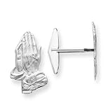 14k Praying Hands Cuff Links with