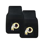 A Set of 2 NFL Universal Fit Front All-Weather Floor Mats - Washington Redskins by Fan Mats