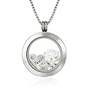 Charmed Lockets Swarovski Crystal "Family Love" Charm Locket Necklace