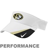 Nike Missouri Tigers White Dri-FIT White Light Performance Visor