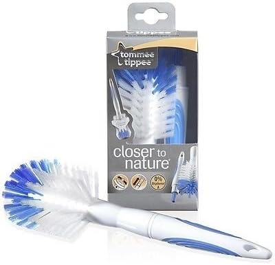 Tommee Tippee Closer to Nature Baby Bottle and Teat Cleaning Brush New - Blue Good Gift for Mom and Baby Fast Shipping Ship Worldwide