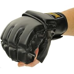 Pro PU FreeFight MMA Handschuhe "Combat Grappling" schwarz