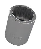 Fuller Tool 507-6438B Pro 3/4-Inch Drive 12-Point Standard 1-3/16-Inch Socket