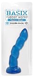 Basix Rubber Works 8-Inch Twist N Shout with Suction Cup Dong  Blue