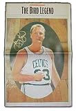 Larry Legend Bird Boston Celtics Signed Retirement Newspaper - Authentic Celebrity Autographed
