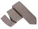 5,5 cm Schmale Krawatte von Bankowski. Beige Braun