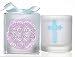 Personalized Christening Blue Cross Votive Candle