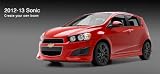 3dCarbon #691983 (4) Piece Styling Kit :: Sonic 2012 Hatch Back