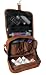 Apparel : Genuine Leather Hanging Toiletry Bag