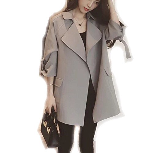 かさなる影花日レディース アウター ライト アウター トレンチ スプリング コート テロンチ ロング ガウン チェスター 春 秋 全4色 ブラック 黒 グレー 灰色 ネイビー 紺 レッド 赤
