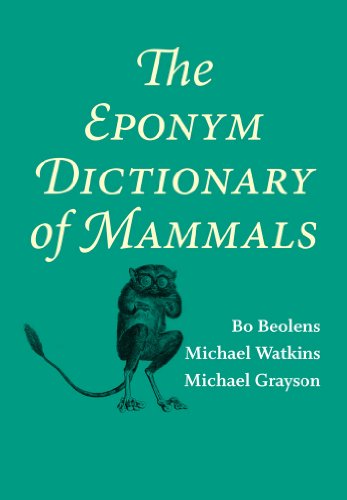 the eponym dictionary of mammals
