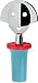 A di Alessi Anna Stop 2 Wine Stopper, Blue