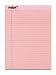 TOPS 63150 Prismt Plus Legal Rule Writing Pads, Letter, Pastel Pink, 50 sheets/pad, 12/pk