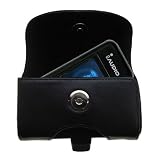 Horizontal Leather Case with Belt Clip/Loop for the Cowon iAudio U3