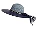 Kaisifei Straw Derby Cap Womens Flax Sun Hat