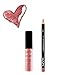 NYX pack of two: Soft Mate Lip Cream: Istantbul and Slim Lip Pencil:Nude Pink