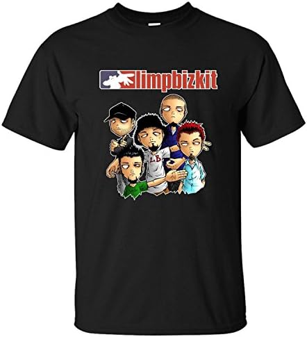 XADIO Men's Limp Bizkit Short Sleeve T-shirt black M