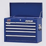 Waterloo TR61207BU Traxx TR Series 26 Inch 7-Drawer BB Chest - Blue