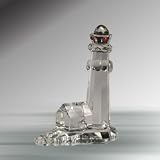 Crystal Lighthouse (Medium Size), 3.14 Inches, Handcrafted Figurine