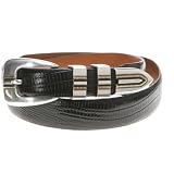 Johnston & Murphy Mens Lizard Grain Ranger Belt