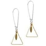 Triangle 925 Sterling Silver Dangle Earrings