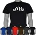 Ape to Photographer - Funny Evolution of Man T-Shirt! (black)