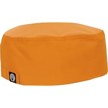 Chef Works DFCV-ORA Cool Vent Skull Cap Beanie, Orange