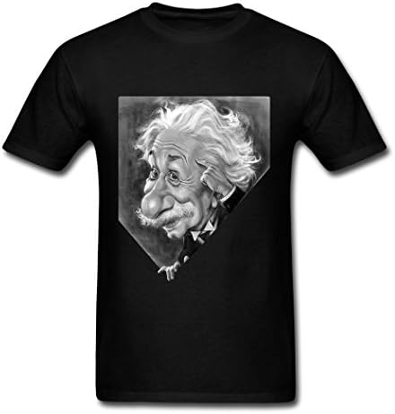 Leelily Men's Albert Einstein T-Shirts Medium
