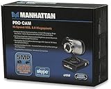 USB 2.0 Pro Web-Cam, 5.0 Megapixels, Manhattan 460491
