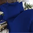 Elegant Comfort 1500 Thread Count Egyptian Quality 4-Piece Bed Sheet Sets with Deep Pockets, Full, Royal Blue